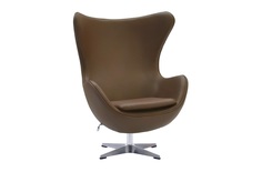 Кресло egg chair коричневый (bradexhome) коричневый 87x58x76 см.