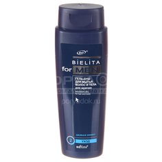 Гель для душа BiElita, For men, для мужчин, 400 мл