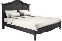 Кровать black wood nd160 (la neige) черный 179.0x210.5x129.0 см.