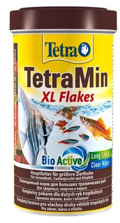 Корм Tetra Min XL для всех видов рыб, крупные хлопья, 500мл