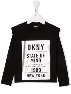 Dkny Kids футболка с логотипом