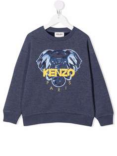 Kenzo Kids толстовка с вышитым логотипом