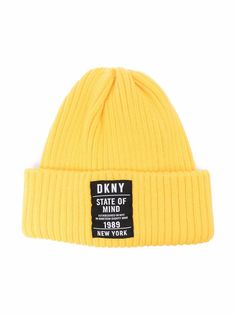 Dkny Kids шапка бини с нашивкой-логотипом
