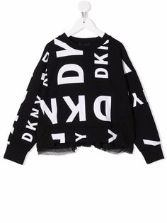 Dkny Kids толстовка с логотипом