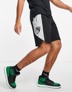 Черные шорты Nike Basketball NBA Brooklyn Nets-Черный цвет