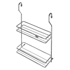 Рейлинг полка двойная Vetta 481-159, 21х8.2х30.6 см
