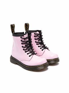 Dr. Martens лакированные ботинки на шнуровке