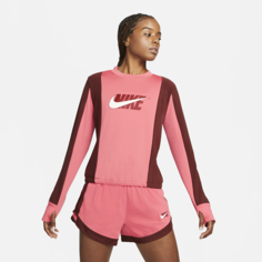 Женский беговой свитшот Nike Dri-FIT Icon Clash - Розовый