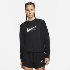 Женский беговой свитшот Nike Dri-FIT Icon Clash - Черный