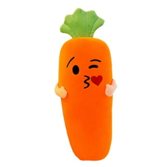 Мягкая игрушка Super01 Морковь 75 см цвет: оранжевый