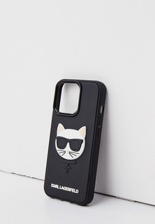 Чехол для iPhone Karl Lagerfeld Lagerfeld для iPhone 13 Pro чехол 3D Rubber Choupettes head Hard Black