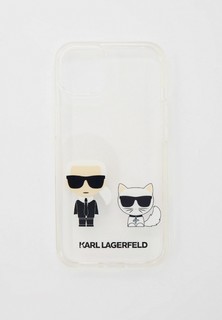 Чехол для iPhone Karl Lagerfeld 13, PC/TPU Karl & Choupette Transparent