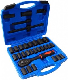 Набор ударного инструмента ForceKraft 26459 FK-4323-5MPB (черно-синий)