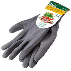 Перчатки садовые перчатки синтетика PARK полиуретановое покрытие M
