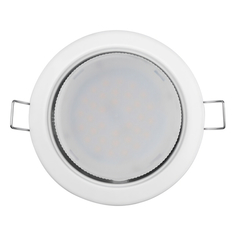 Светильники точечные круглые светильник встраиваемый NAVIGATOR Motley с патроном GX53 белый
