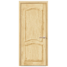 Двери межкомнатные полотно дверное РЖЕВДОРС Eco 4230 ПГ 700мм массив сосны без покрытия глухое
