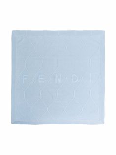 Fendi Kids одеяло с вышитым логотипом