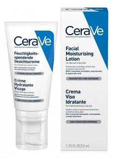 Лосьон увлажняющий CeraVe для нормальной и сухой кожи лица, 52мл