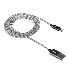 Кабели кабель USB 2.0-Lightning 8-pin CANYON CNE-CFI3DG 1,0м серый
