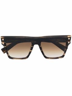 Balmain Eyewear солнцезащитные очки B-V-SUN в квадратной оправе
