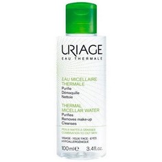 Uriage, Мицеллярная вода для жирной и комбинированной кожи, 100 мл
