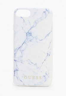 Чехол для iPhone Guess 8 / SE 2020, Marble Design PC/TPU White