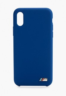 Чехол для iPhone BMW X / XS, M-Collection Liquid silicone TPU Navy