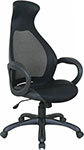 Кресло Brabix PREMIUM Genesis EX-517, пластик черный, ткань/экокожа/сетка черная, 531574