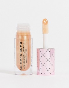 Блеск для губ Revolution Soft Glamour Shimmer Bomb – Glistening-Коричневый цвет