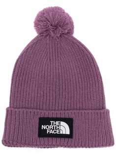 The North Face шапка с помпоном и нашивкой-логотипом