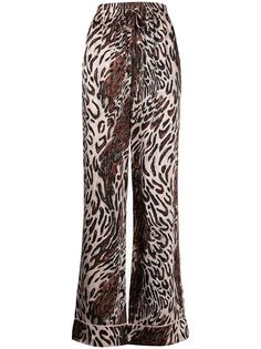 Jonathan Simkhai Standard широкие брюки палаццо с леопардовым принтом