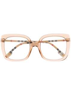 Burberry Eyewear очки в прозрачной квадратной оправе