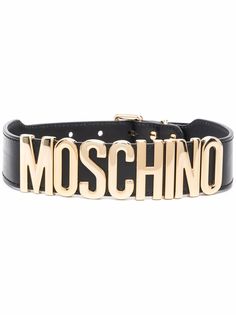 Moschino ошейник для собак с логотипом