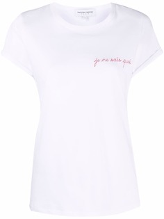 Maison Labiche футболка с вышивкой