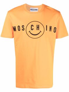 Moschino футболка с принтом Smiley