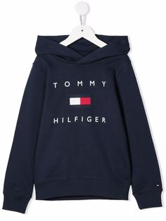 Tommy Hilfiger Junior худи из органического хлопка с логотипом