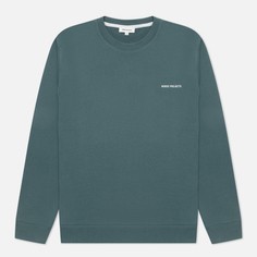 Мужская толстовка Norse Projects Vagn Logo Crew Neck, цвет голубой