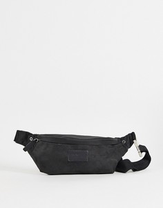 Поясная сумка из нейлона с люверсом Bolongaro Trevor-Черный цвет