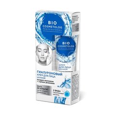 Крем для лица ночной BioCosmetolog Professional активное омоложение+глубокое увлажнение гиалуроновый, 45 мл