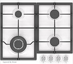 Встраиваемая газовая варочная панель Zigmund & Shtain G 14.6 W