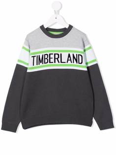 Timberland Kids джемпер с жаккардовым логотипом