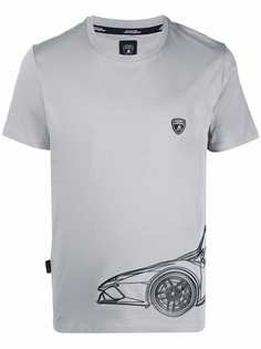 Automobili Lamborghini футболка с нашивкой-логотипом