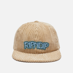 Кепка RIPNDIP Intertwined 6 Panel Corduroy, цвет бежевый