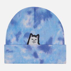 Шапка RIPNDIP Lord Nermal Tie-Dye, цвет голубой