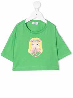 Chiara Ferragni Kids футболка с логотипом