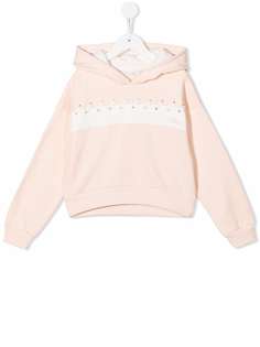 Chloé Kids худи со шнуровкой и логотипом