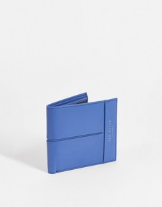 Синий кожаный бумажник Ted Baker Samuel-Голубой