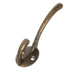 Крючок-вешалка Металлист, №26, полимерное покрытие бронза