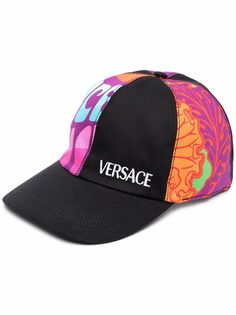 Versace бейсболка с вышитым логотипом