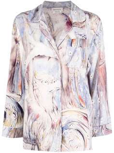Alexander McQueen рубашка William Blake с принтом Dante